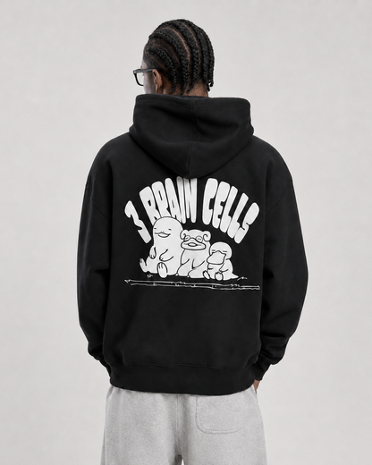 3 BRAIN CELLS BOXY HOODIE