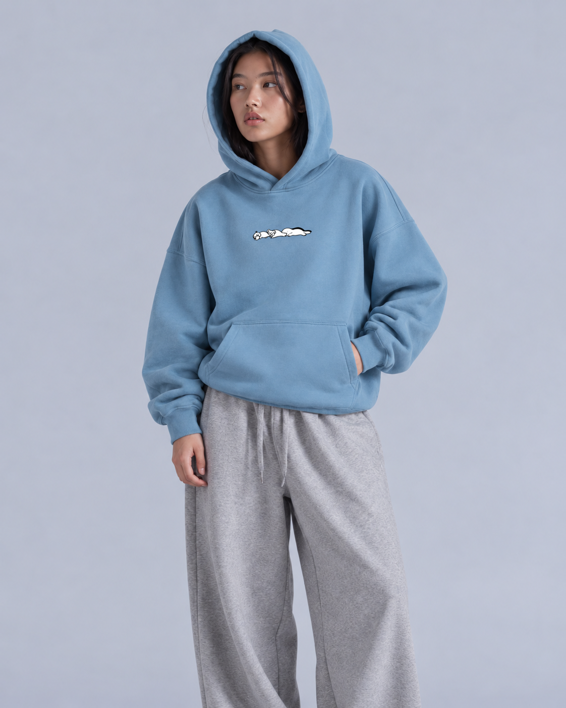 3 BRAIN CELLS OVERSIZED HOODIE