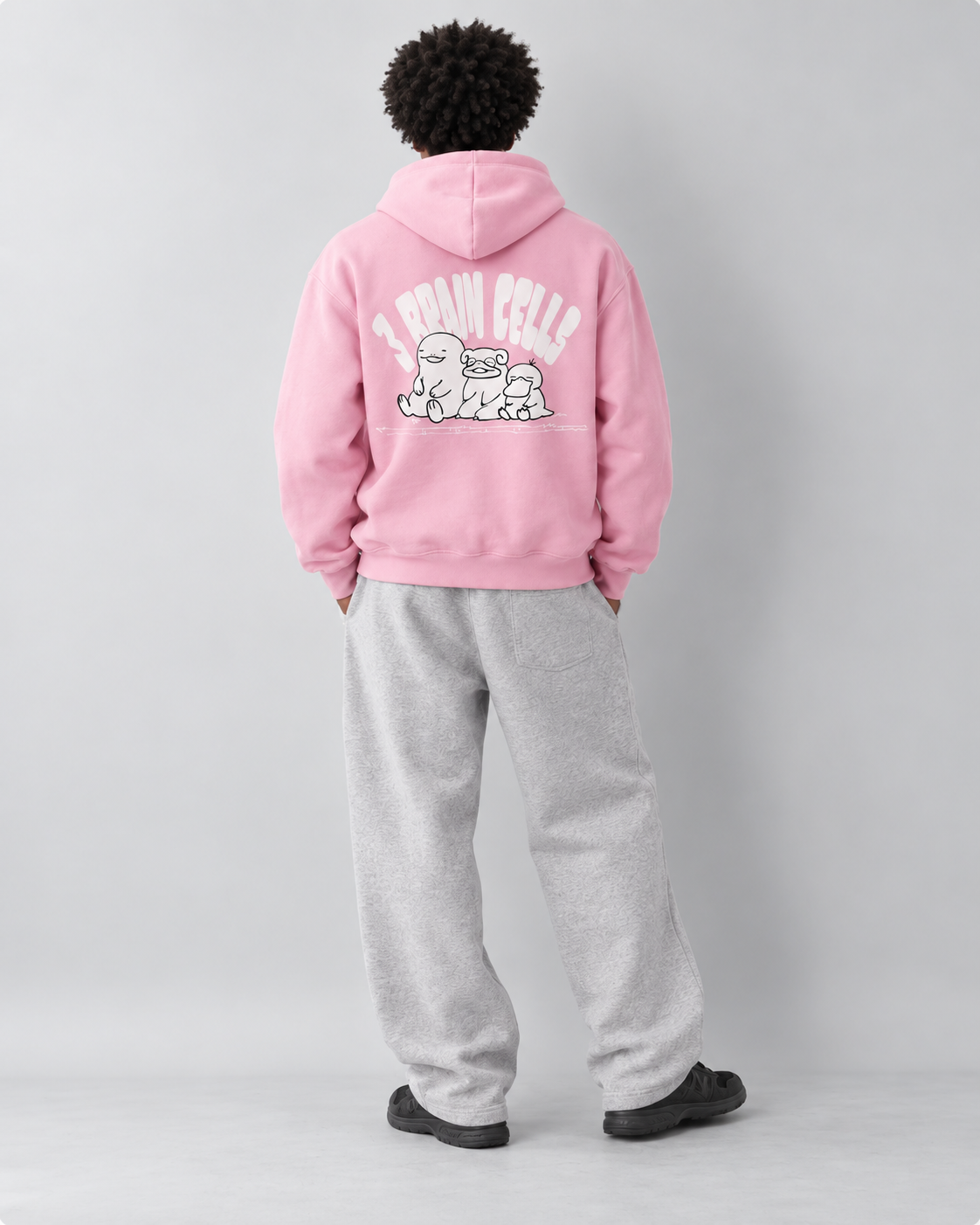 3 BRAIN CELLS OVERSIZED HOODIE