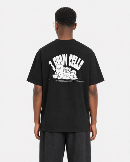 3 BRAIN CELLS BOXY OVERSIZED TEE