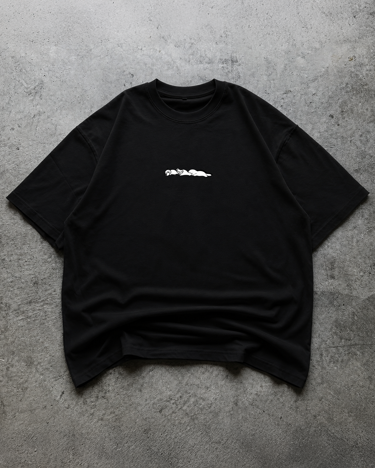 3 BRAIN CELLS BOXY OVERSIZED TEE