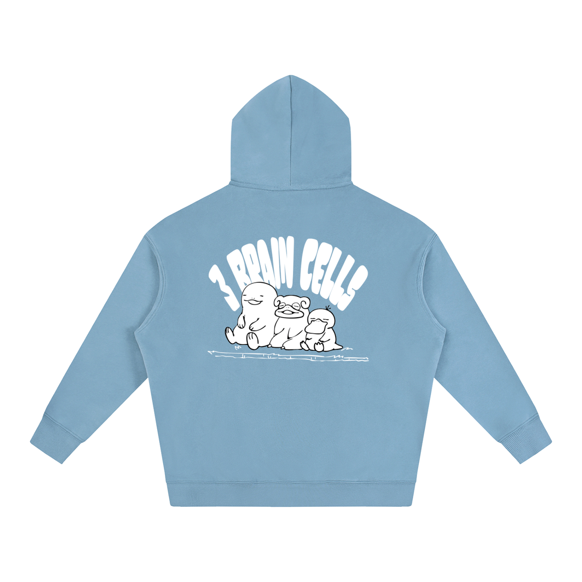 3 BRAIN CELLS OVERSIZED HOODIE