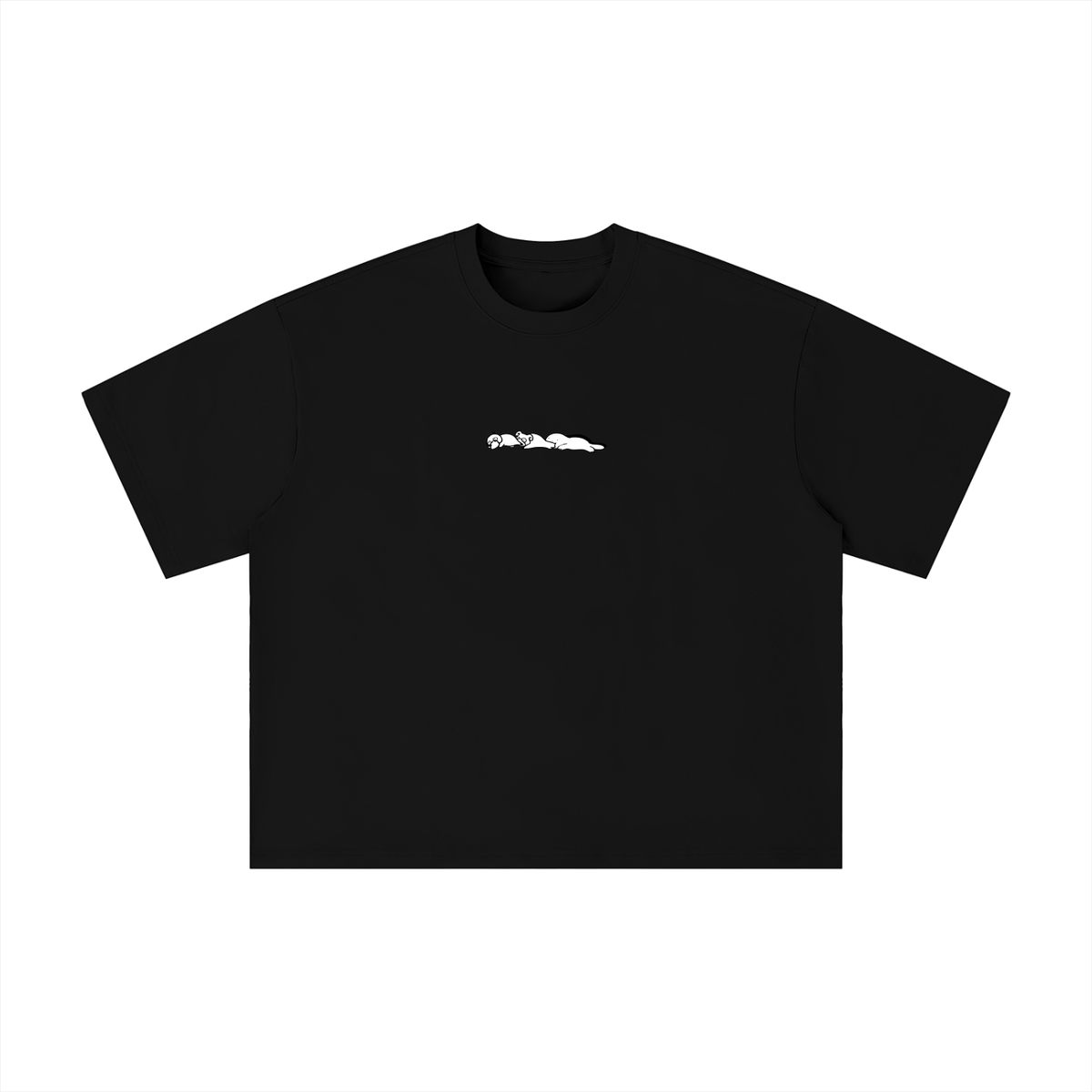 3 BRAIN CELLS BOXY OVERSIZED TEE