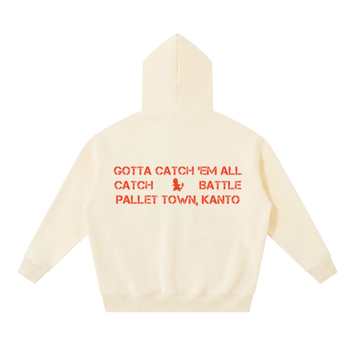 FIRE LIZARD BOXY HOODIE