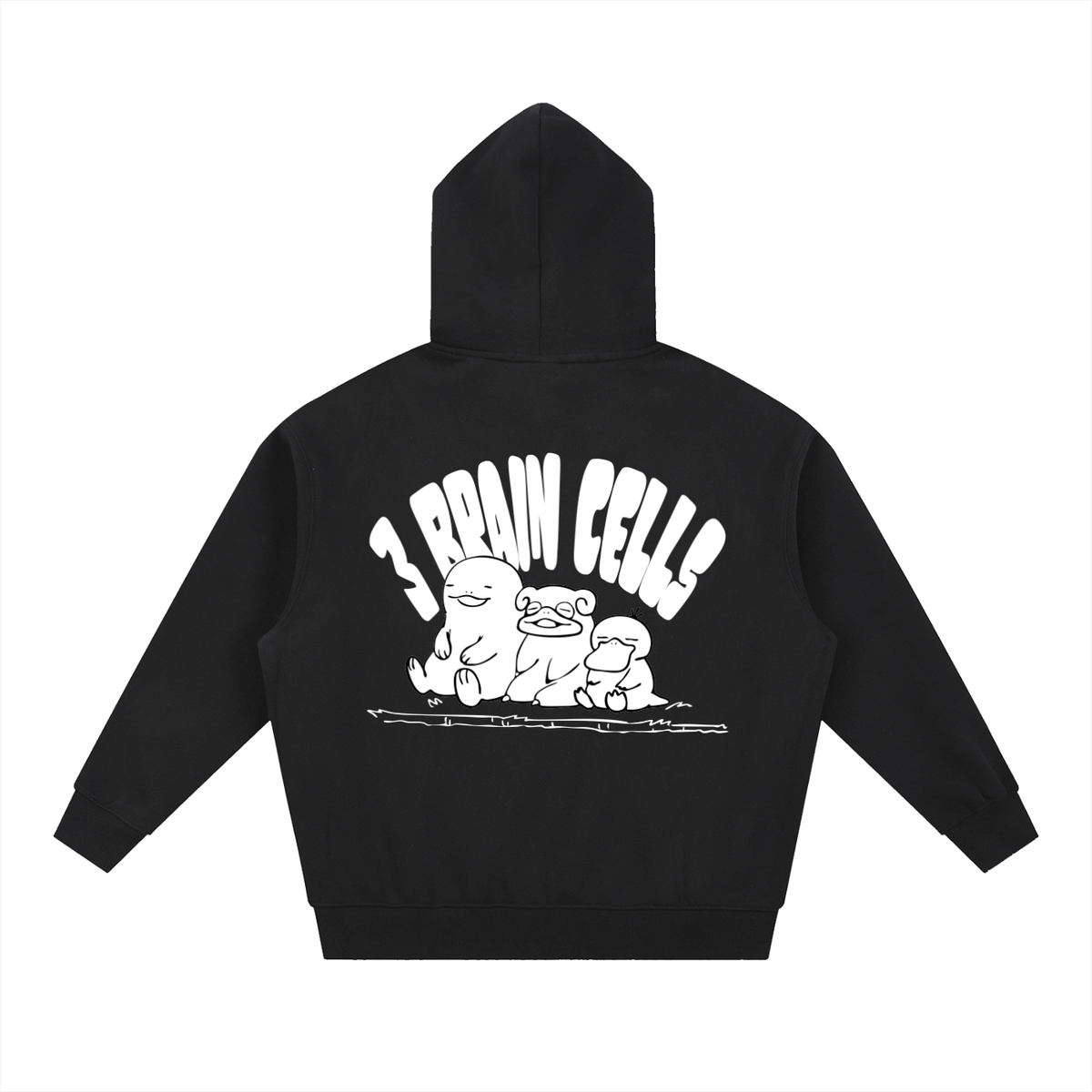 3 BRAIN CELLS BOXY HOODIE