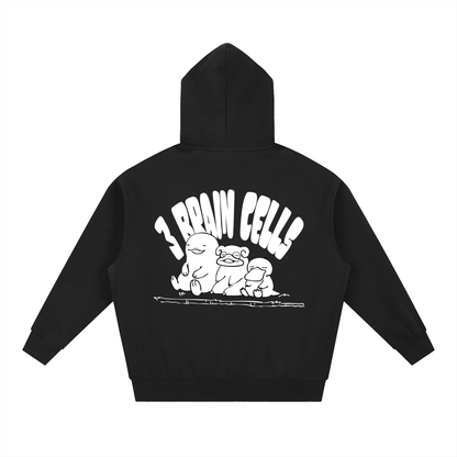 3 BRAIN CELLS BOXY HOODIE