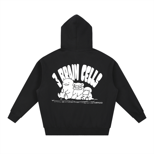 3 BRAIN CELLS BOXY HOODIE