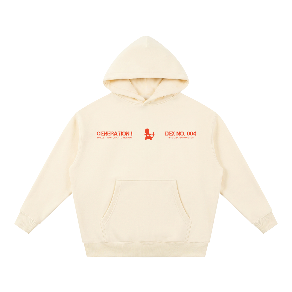 FIRE LIZARD BOXY HOODIE
