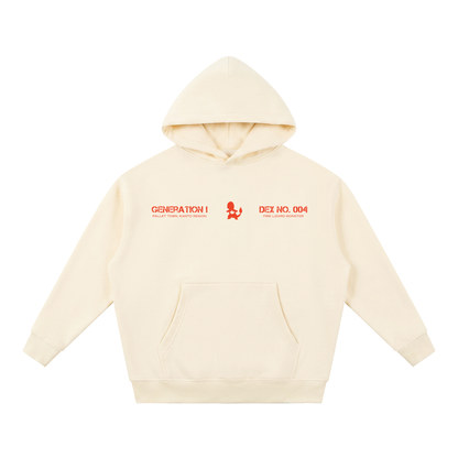 FIRE LIZARD BOXY HOODIE