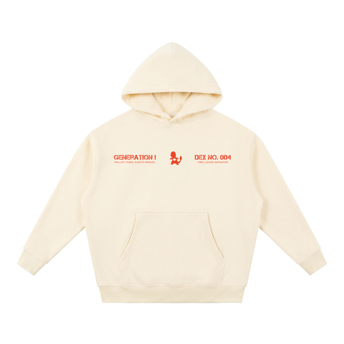 FIRE LIZARD BOXY HOODIE