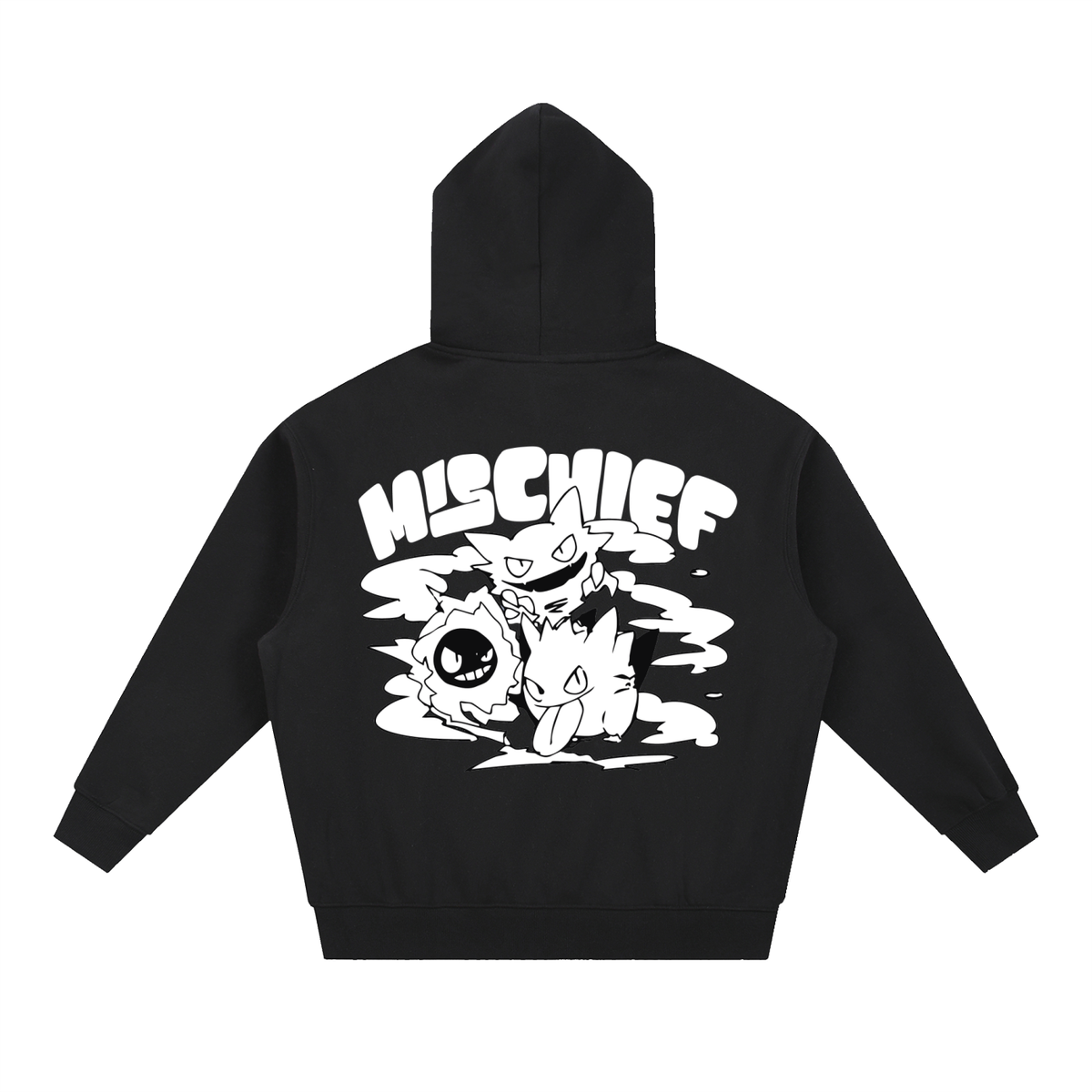 GHOSTLY MISCHIEF BOXY HOODIE