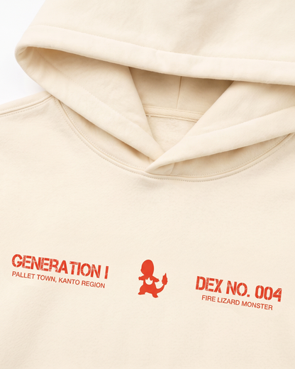 FIRE LIZARD BOXY HOODIE