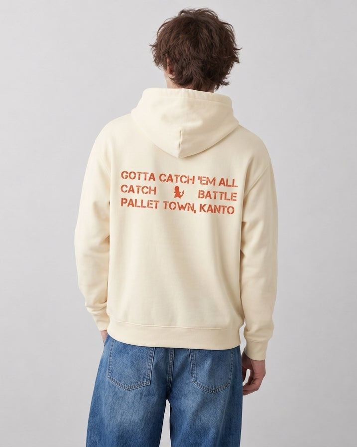 FIRE LIZARD BOXY HOODIE