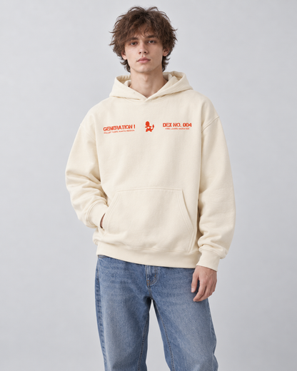 FIRE LIZARD BOXY HOODIE