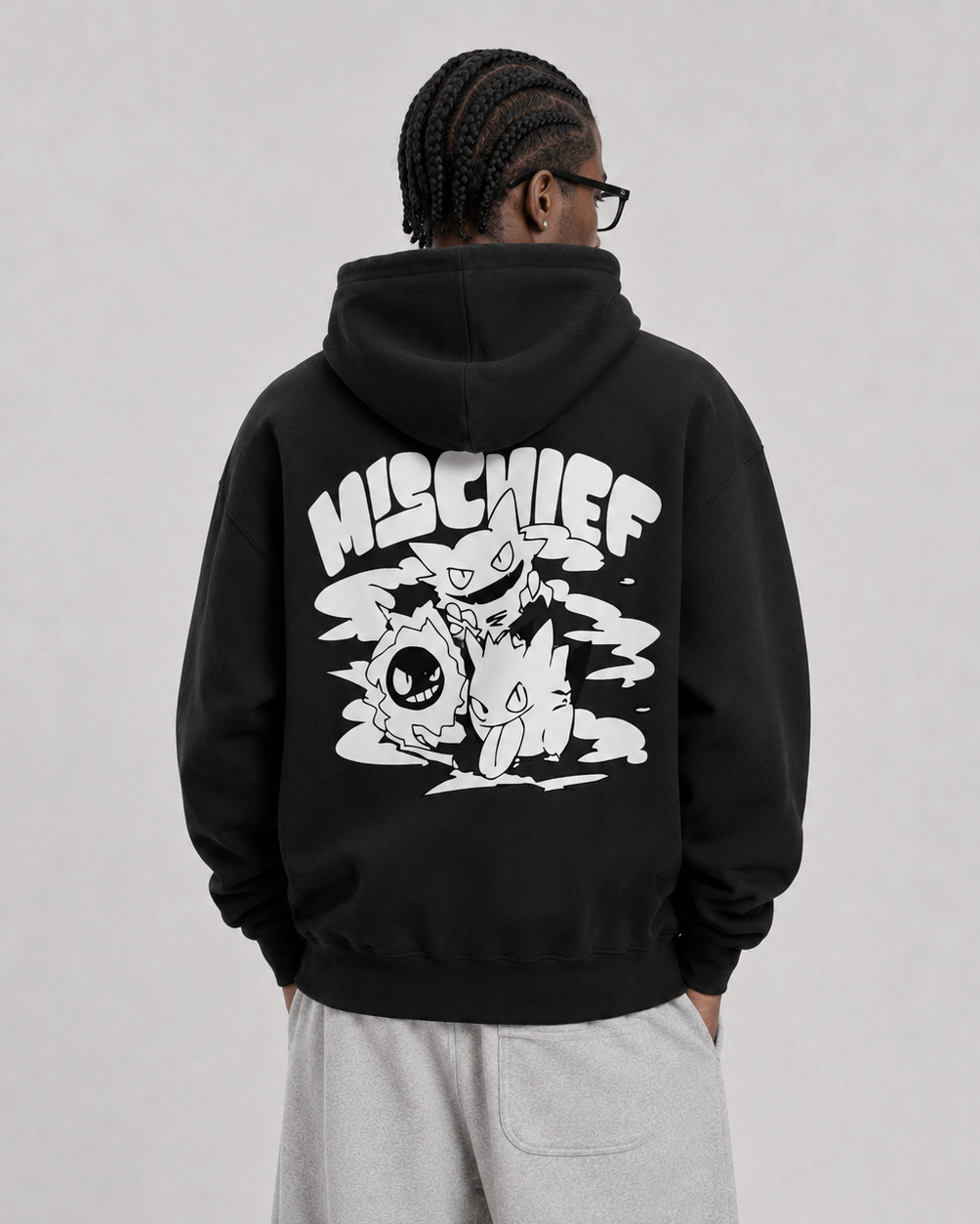 GHOSTLY MISCHIEF BOXY HOODIE