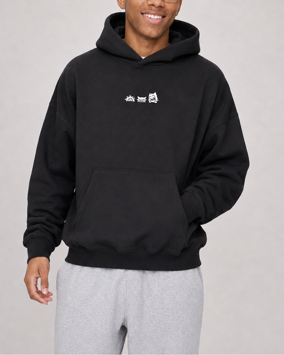 GHOSTLY MISCHIEF BOXY HOODIE