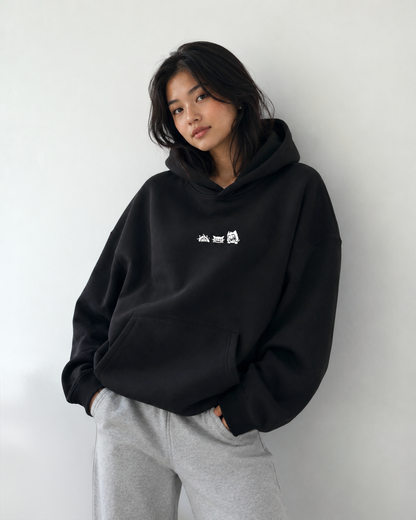 GHOSTLY MISCHIEF BOXY HOODIE