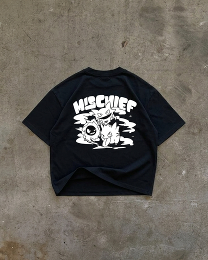 GHOSTLY MISCHIEF BOXY OVERSIZED TEE