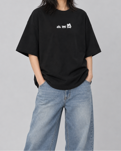 GHOSTLY MISCHIEF BOXY OVERSIZED TEE