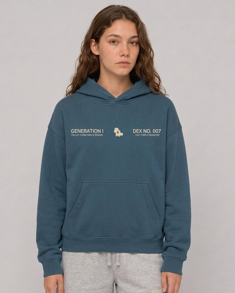 TINY TURTLE BOXY HOODIE