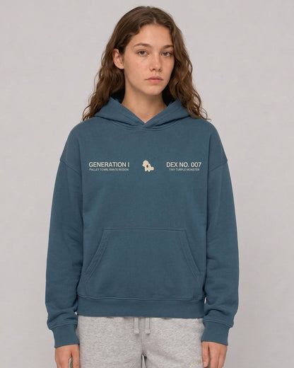 TINY TURTLE BOXY HOODIE